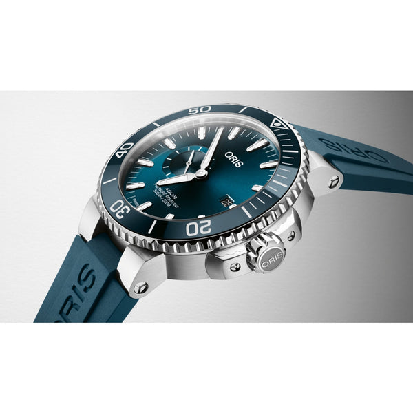 Oris Aquis Small Second Date Watches Manfredi Jewels