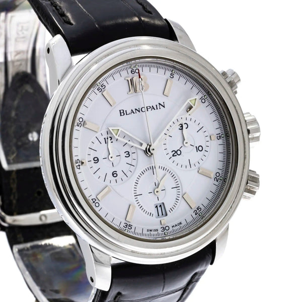 Pre owned Blancpain Leman Flyback Chronograph On a Strap