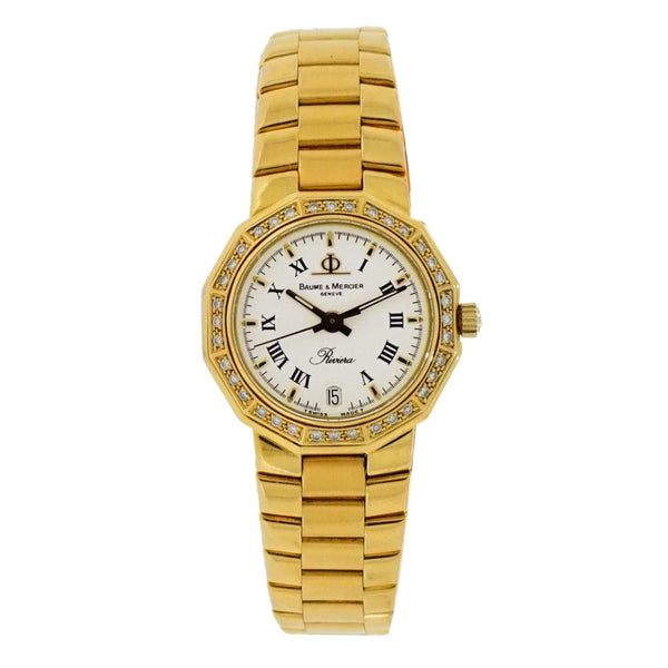 18k gold best sale baume mercier watches