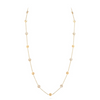 Baia Sommersa 18K Yellow Gold Mother of Pearl & Diamond Station Necklace