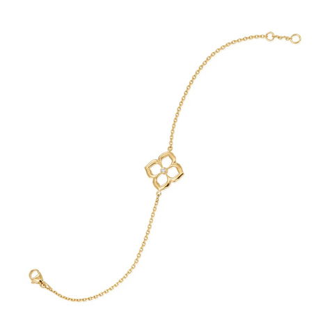 18K Yellow Gold & Diamond 'Lotus Fleur' Bracelet