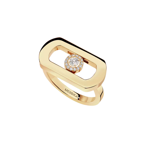 18K Yellow Gold & Diamond 'So Move' Ring