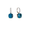 Nudo 18K Rose Gold London Blue Topaz & Diamond Pavé Classic Earrings