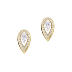 Fiery 18K Yellow Gold & Diamond Earrings