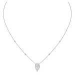 Fiery 18K White Gold & Diamond Necklace