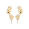 Ischia 18K Yellow Gold Diamond Long Drop Earrings