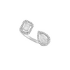 18K White Gold 'My Twin Toi & Moi' Diamond Ring