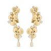 Ischia 18K Yellow Gold Diamond Long Drop Earrings