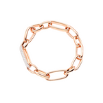 Iconica 18K Rose Gold Diamond Pave Slim Bracelet