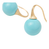 Africa Boule 18K Yellow Gold & Turquoise Earrings