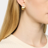 18K Yellow Gold Stud Earrings with Diamonds