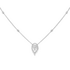 Fiery 18K White Gold & Diamond Necklace