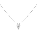 Fiery 18K White Gold & Diamond Necklace