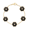 Baia Sommersa 18K Yellow Gold Onyx & Diamond Bracelet