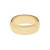 14K Yellow Gold European Comfort Fit 8.0 Wedding Band Ring