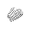 Colette 14K White Gold Diamond Pear Ring