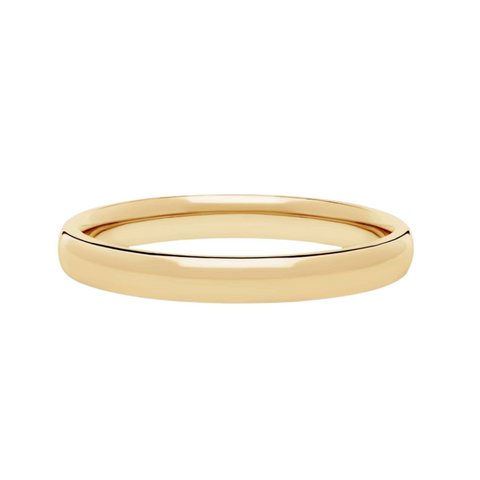 18K Yellow Gold 3mm Wedding Band