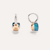 Nudo 18K Rose Gold London Blue Topaz & Diamond Pavé Classic Earrings