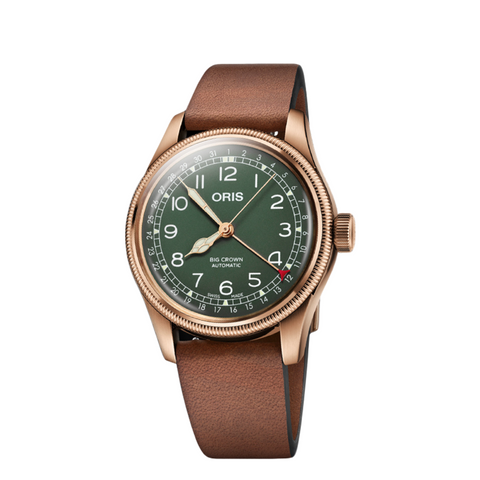 BIG CROWN BRONZE POINTER DATE - GREEN 80TH ANNIVERSARY EDITION