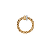 Solo 18K Yellow Gold & Diamond Rondel Ring