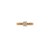 Solo 18K Yellow Gold & Diamond Rondel Ring