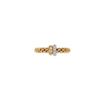 Solo 18K Yellow Gold & Diamond Rondel Ring