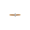 Prima 18K Yellow Gold & Diamond Rondel Ring