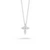 Tiny Treasures 18K White Gold Mini Diamond Cross Necklace