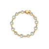 Blue Moon 18K Yellow Gold Moonstone & Diamond Link Bracelet