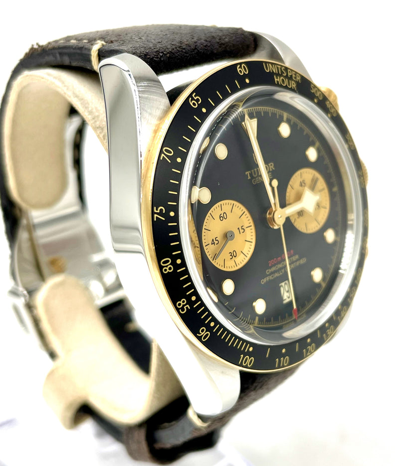 Black Bay Steel and Gold Chronograph M79363N-003