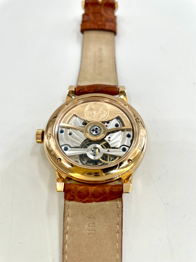 Master Grande Tradition Tourbillon Cylindrique à Quantième Perpétuel Pink gold.