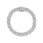 Kate 14K White Gold 4.05 ct Diamond Pavé Link Bracelet