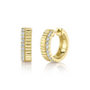 Kate 14K Yellow Gold Diamond Huggie Earrings