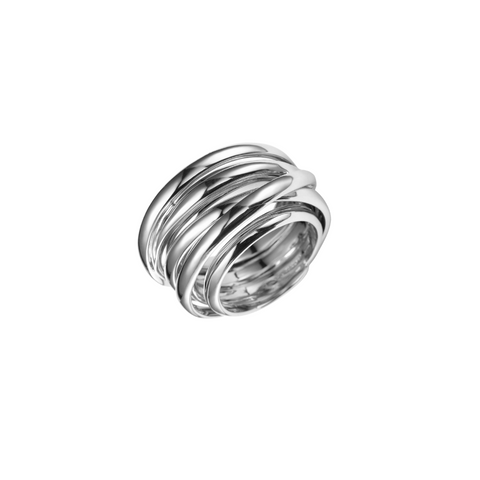 Tibet 18K White Gold Woven Ring