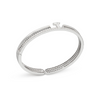 Procida 18K White Gold Pavè Diamond Bangle Bracelet