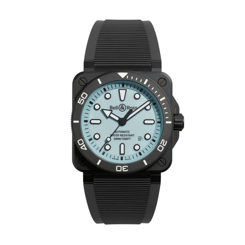 Bell & Ross New Watches - INSTRUMENTS - NEW BR 03 DIVER FULL LUM CERAMIC | Manfredi Jewels