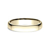 18K Yellow Gold Euro Dome Comfort Fit 3.5 Wedding Band Ring