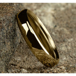 Benchmark Wedding Rings - 18K Yellow Gold Euro Dome Comfort Fit 4.5 Band Ring | Manfredi Jewels