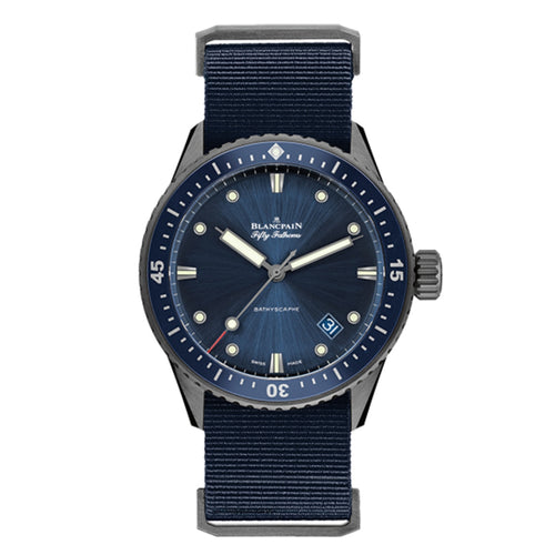 Blancpain Watches - FIFTY FATHOMS BATHYSCAPHE | Manfredi Jewels