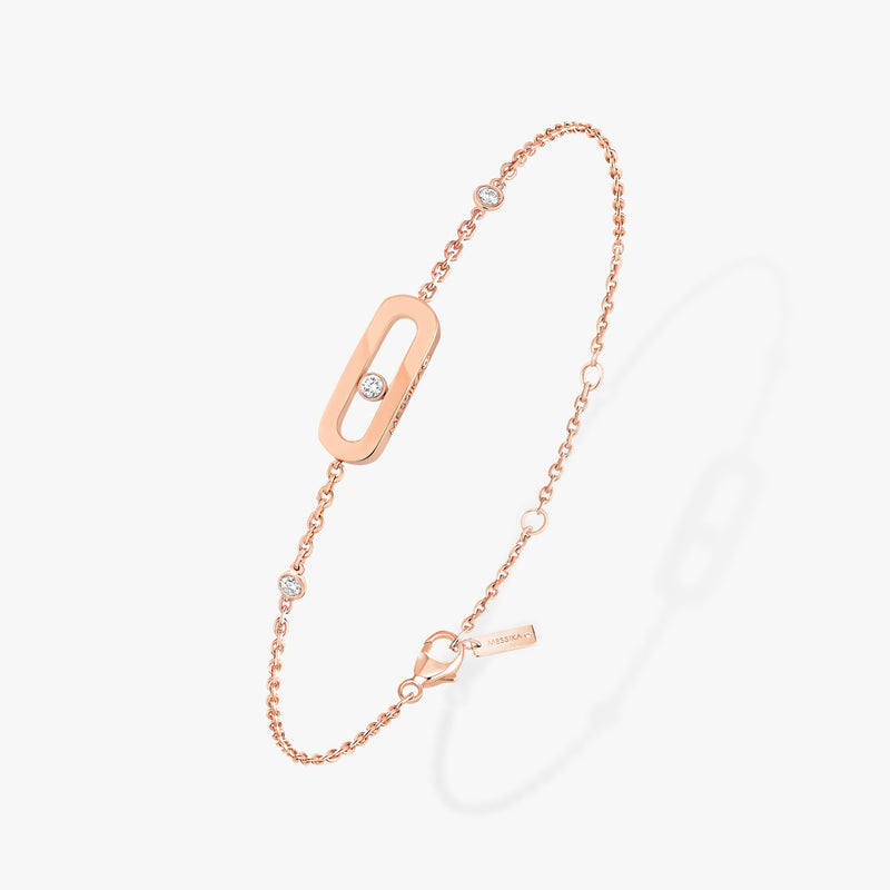 Move Uno 18K Rose Gold Diamond Bracelet