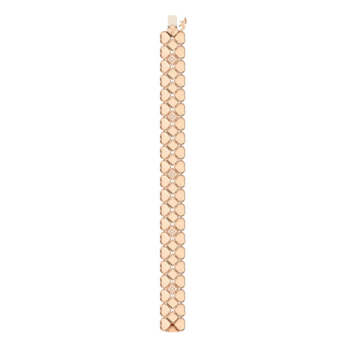 Chopard Jewelry - Happy Diamonds Ethical Rose Gold Diamond Bracelet | Manfredi Jewels