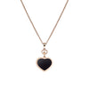 Chopard Jewelry - Happy Hearts Ethical Rose Gold Diamond Blue Goldstone Pendant Necklace | Manfredi Jewels