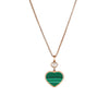 Chopard Jewelry - Happy Hearts Ethical Rose Gold Diamond Malachite Pendant Necklace | Manfredi Jewels