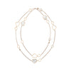 Chopard Jewelry - Happy Hearts Ethical Rose Gold Mother of Pearl & Diamond Layered Hearts Necklace (Copy) | Manfredi Jewels