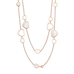 Chopard Jewelry - Happy Hearts Ethical Rose Gold Mother of Pearl & Diamond Layered Hearts Necklace (Copy) | Manfredi Jewels