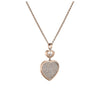 Chopard Jewelry - Happy Hearts Ethical Rose Gold Pavé Diamonds Pendant Necklace | Manfredi Jewels