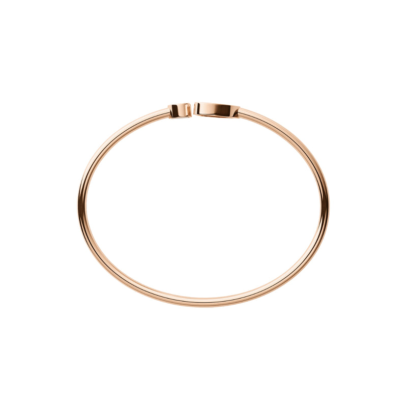 Chopard Jewelry - Happy Hearts Ethical Rose Gold Turquoise Mother of Pearl Bangle Bracelet | Manfredi Jewels