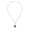 Chopard Jewelry - Happy Hearts Ethical White Gold Diamond Blue Mother of Pearl Pendant Necklace | Manfredi Jewels