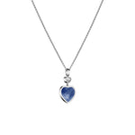 Chopard Jewelry - Happy Hearts Ethical White Gold Diamond Blue Mother of Pearl Pendant Necklace | Manfredi Jewels