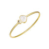 Chopard Jewelry - Happy Hearts Ethical Yellow Gold Mother of Pearl Bangle Bracelet | Manfredi Jewels